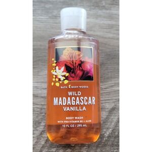 Bath & Body Works Wild Madagascar Vanilla Shower Body Wash Gel 10 oz NEW Sealed